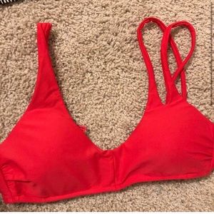 Aerie Coral bathing suit top